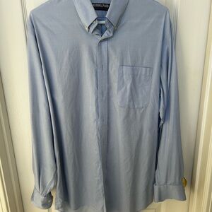Kirkland Signature Light Blue Button-Up Dress Shirt